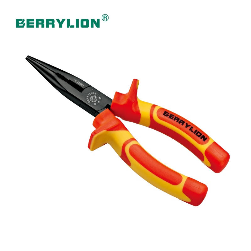 VDE insulated long nose pliers