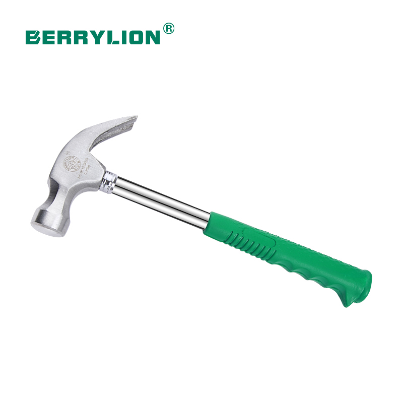 Steel pipe handle claw hammer