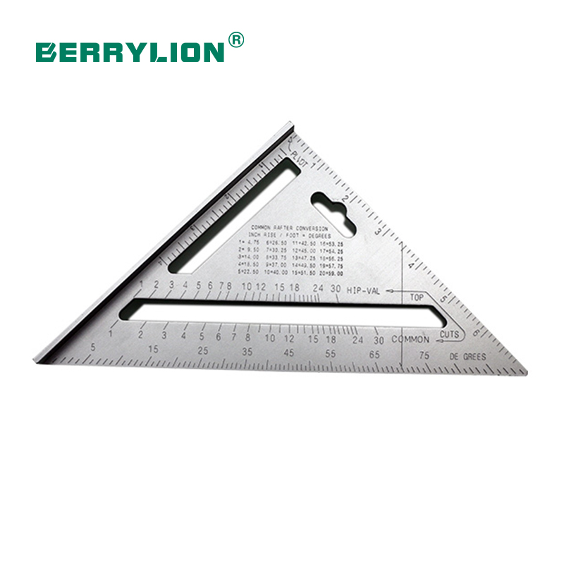 Heavy duty a-alloy triangle ruler